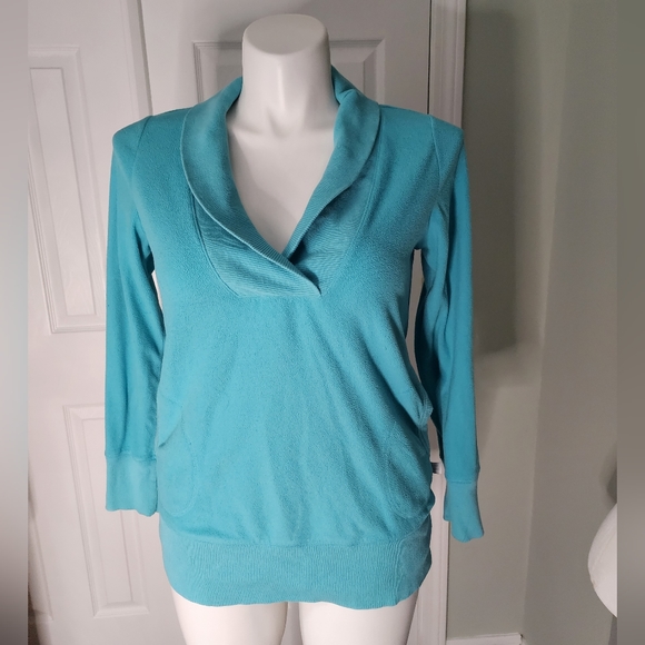 Nick & Nora V Neck Sleep Top - Picture 1 of 7